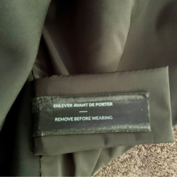 Rudsak Lamb Leather Bikercore Short Sleeve Chevron Black Top Size XS - Picture 6 of 10